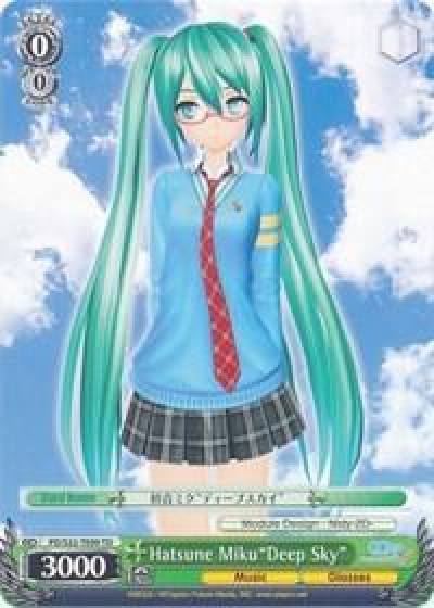 Hatsune MikuDeep Sky TD PD/S22-TE09 TD Hatsune Miku -Project DIVA- f Card