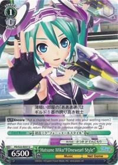 Hatsune MikuFOnewearl Style PD/S22-E037 U Hatsune Miku -Project DIVA- f Card