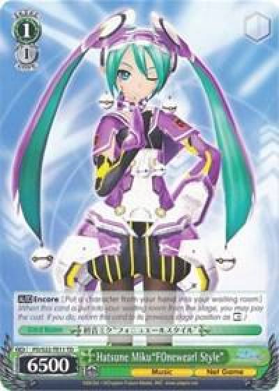 Hatsune MikuFOnewearl Style TD PD/S22-TE11 TD Hatsune Miku -Project DIVA- f Card