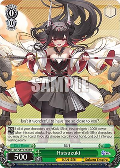 Hatsuzuki AZL/S119-E040 R Azur Lane Vol. 2 Card