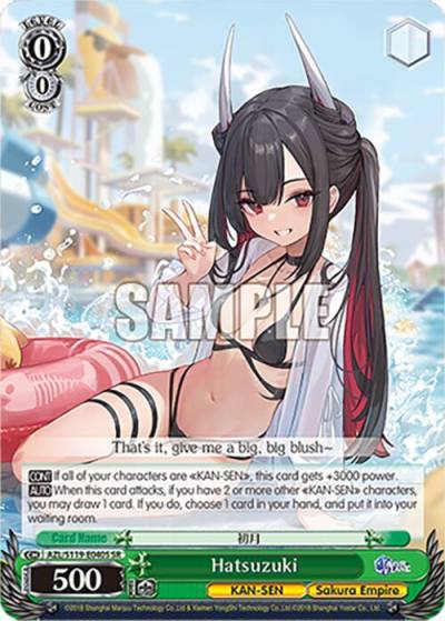 Hatsuzuki SR AZL/S119-E040S SR Azur Lane Vol. 2 Card