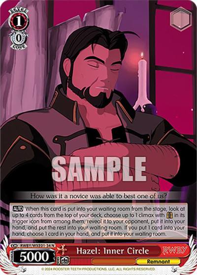 Hazel Inner Circle RWBY/WXE01-34 N RWBY Premium Booster Card