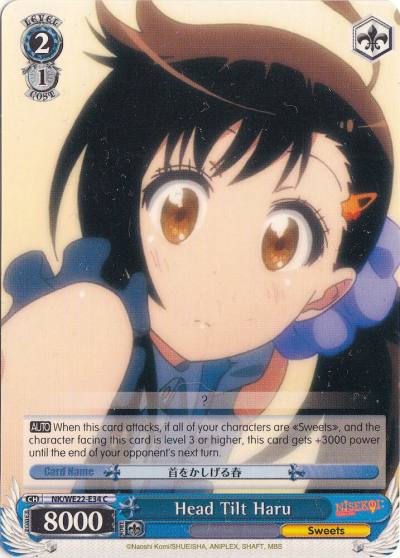 Head Tilt Haru NK/WE22-E34 NISEKOI Extra Booster Card