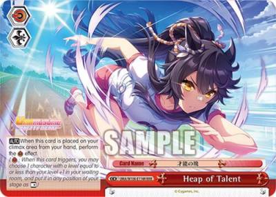 Heap of Talent RRR UMA/W106-E114R Umamusume: Pretty Derby Card