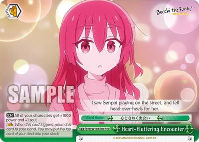 Heart Fluttering Encounter BTR/W107-E067 CC BOCCHI THE ROCK! Card