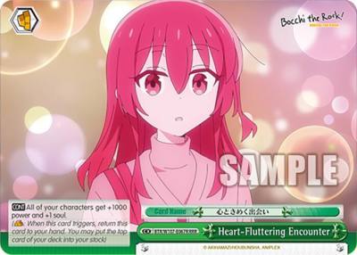 Heart Fluttering Encounter RRR BTR/W107-E067R RRR BOCCHI THE ROCK! Card
