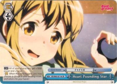 Heart Pounding Star BD/W47-E116 CR BanG Dream! Card