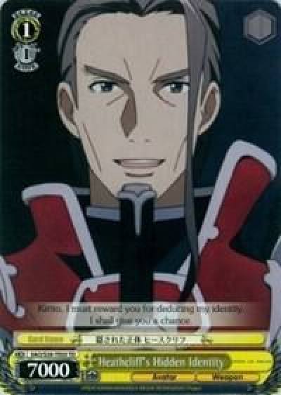 Heathcliffs Hidden Identity TD SAO/S20-TE03 TD Sword Art Online Card