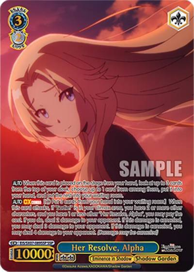 Her Resolve Alpha SSP EIS/SX07-089SSP The Eminence in Shadow Card