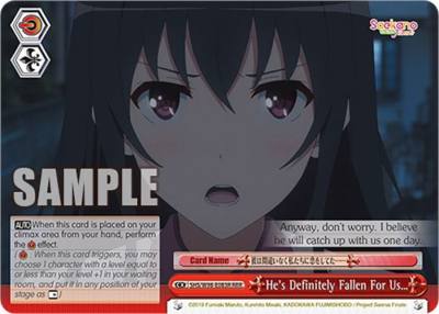 Hes Definitely Fallen For Us RRR SHS/W98-E083R RRR Saekano the Movie: Finale Card