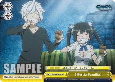 Hestia Familia DDM/S88-TE08 TD Is it Wrong to Try to Pick Up Girls in a Dungeon? Card