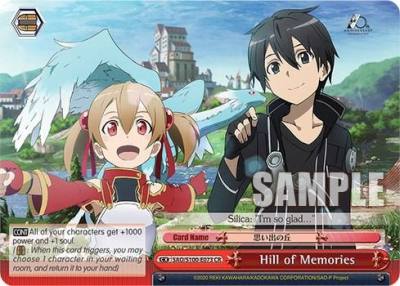 Hill of Memories SAO/S100-E073 CR Sword Art Online Animation 10th Anniversary Card
