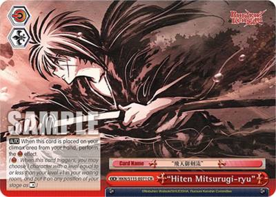 Hiten Mitsurugi ryu RKN/S115-E071 CR Rurouni Kenshin Card