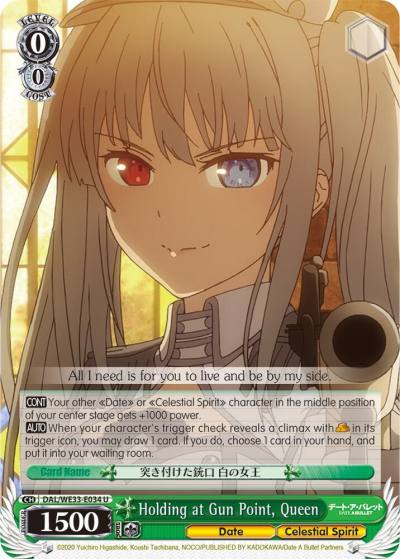 Holding at Gun Point Queen Parallel Foil DAL/WE33-E034 U Date A Bullet Card