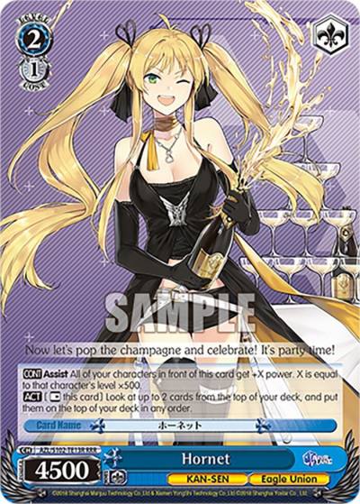 Hornet RRR AZL/S102-TE13R RRR Azur Lane Card