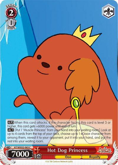 Hot Dog Princess AT/WX02-063 C Adventure Time Card