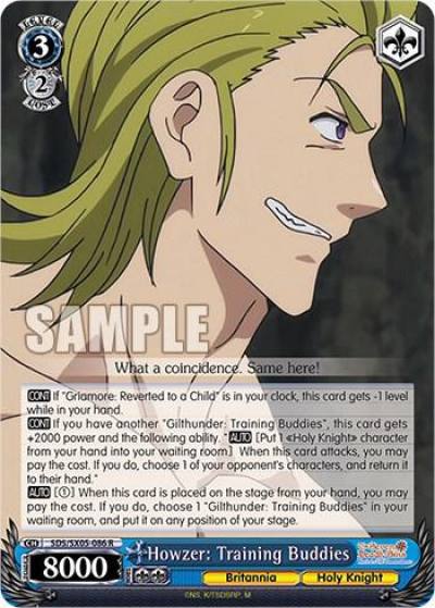 Howzer Training Buddies SDS/SX05-086 R The Seven Deadly Sins: Revival of The Commandments Card