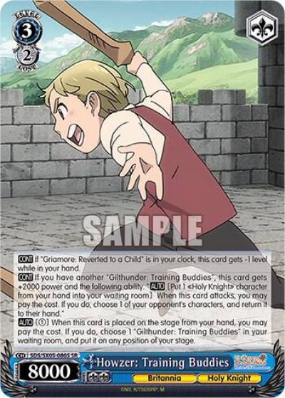 Howzer Training Buddies SR SDS/SX05-086S SR The Seven Deadly Sins: Revival of The Commandments Card