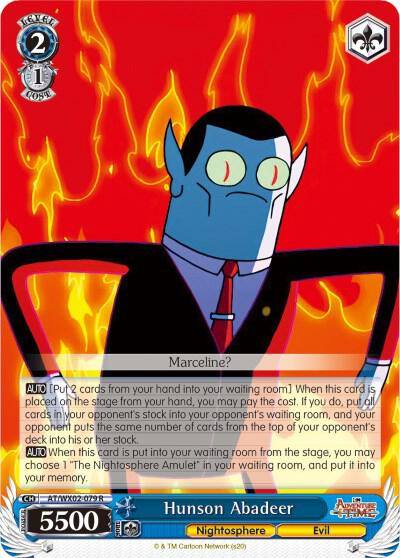 Hunson Abadeer AT/WX02-079 R Adventure Time Card