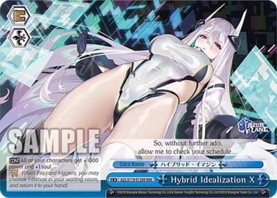 Hybrid Idealization X RRR AZL/S119-E129R RRR Azur Lane Vol. 2 Card
