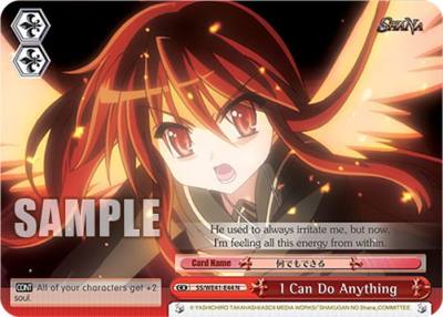 I Can Do Anything SS/WE41-E44 N Shakugan no Shana Premium Booster Card