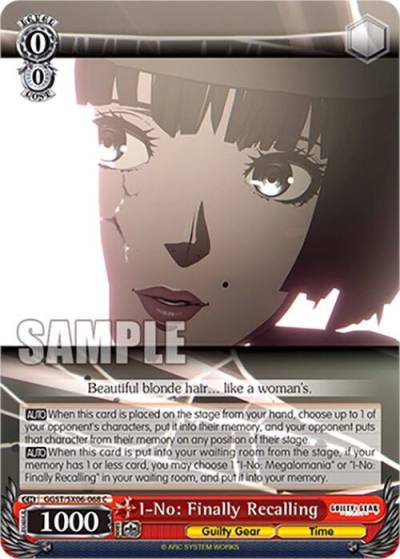 I No Finally Recalling GGST/SX06-068 C Guilty Gear -Strive- Card