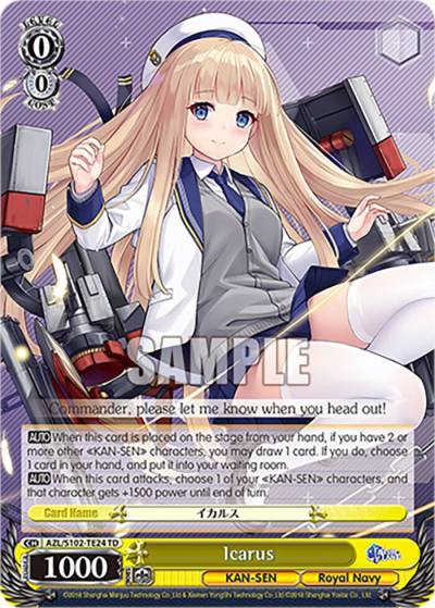 Icarus AZL/S102-TE24 TD Azur Lane Card
