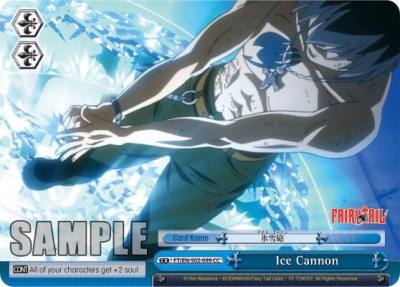 Ice Cannon FT/EN-S02-099 CC Fairy Tail ver.E Card