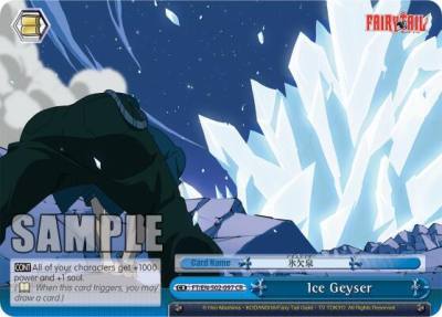 Ice Geyser FT/EN-S02-097 CR Fairy Tail ver.E Card