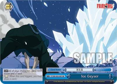 Ice Geyser FT/EN-S02-097 CR RE Fairy Tail Chronicle Set Card
