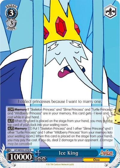 Ice King AT/WX02-076 R Adventure Time Card