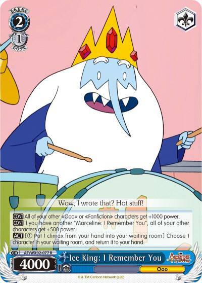 Ice King I Remember You AT/WX02-077 R Adventure Time Card
