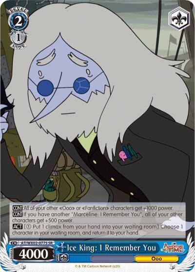 Ice King I Remember You SR AT/WX02-077S SR Adventure Time Card