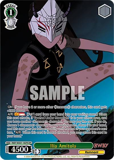 Ilia Amitola OFR RWBY/WXE01-18OFR OFR RWBY Premium Booster Card