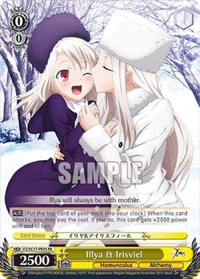 Illya and Irisviel FZ/SC17-PE05 RE Fate/Zero Chronicle Set Card