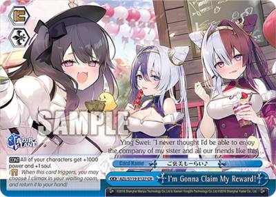 Im Gonna Claim My Reward AZL/S119-E127 CR Azur Lane Vol. 2 Card