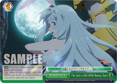 Im Just a Girl with Bunny Ears RRR ARI/S103-E043R RRR Arifureta: From Commonplace to World's Strongest Card