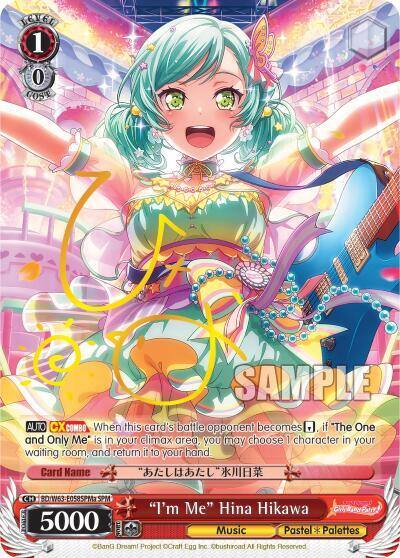 Im Me Hina Hikawa SPM A BD/W63-E058SPMa SPM BanG Dream! Girls Band Party! Vol.2 Card