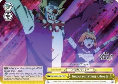 Impersonating Ghosts 5HY/W83-E027 CC The Quintessential Quintuplets Card