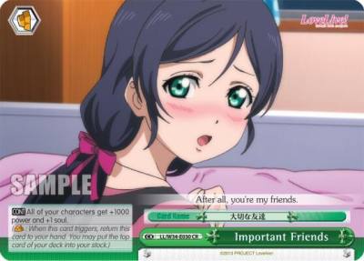 Important Friends LL/W34-E030 CR Love Live! Vol. 2 Card