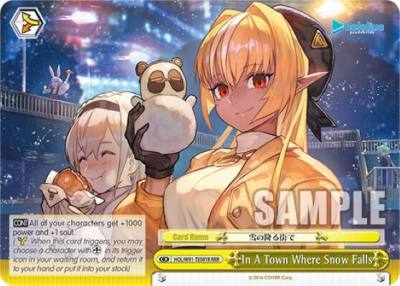 In A Town Where Snow Falls RRR HOL/W91-TE081R RRR hololive production Card