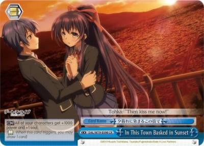 In This Town Basked in Sunset DAL/W79-E098 CR Date A Live Card