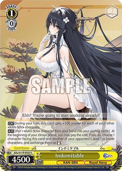 Indomitable AZL/S119-E025 C Azur Lane Vol. 2 Card