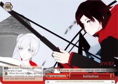 Initiation RWBY/WX03-T13 TD RWBY Card