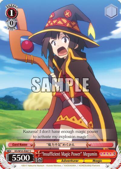 Insufficient Magic Power Megumin KS/W55-E067 C KonoSuba 2 Card