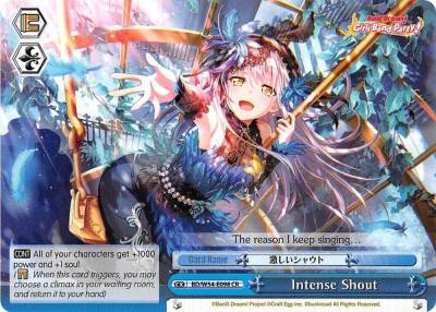 Intense Shout BD/W54-E098 CR BanG Dream! Girls Band Party! Card