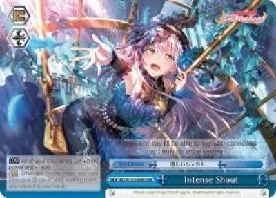 Intense Shout RRR BD/W54-E098R RRR BanG Dream! Girls Band Party! Card