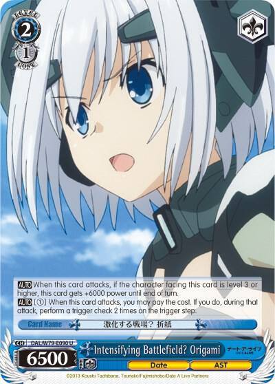 Intensifying Battlefield Origami DAL/W79-E090 U Date A Live Card