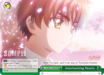 Intertwining Hearts RRR A CCS/WX01-055Ra RRR Cardcaptor Sakura: Clear Card Card