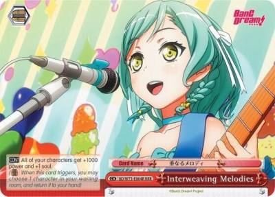 Interweaving Melodies RRR BD/W73-E064R BanG Dream! Vol.2 Card